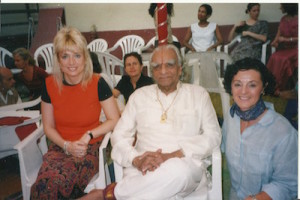 Julina with BKS Iyengar