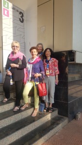 Entering the stadium for 1st day of Guruji's Centenary Celebrations